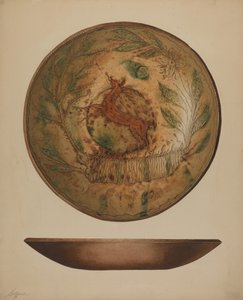 Assiette allemande de Pennsylvanie