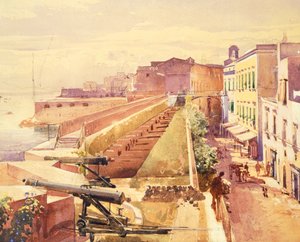 Batterie à Gaeta, par Giacinto Gigante, Italie - Giacinto Gigante