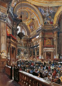 Intérieur de la chapelle du Trésor de Saint Janvier (Trésor de San Gennaro)