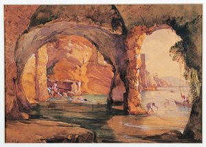 Italie, Naples, Niveau souterrain du Palazzo Donn
