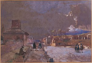 Italie, La Rue des Tombeaux à Pompéi