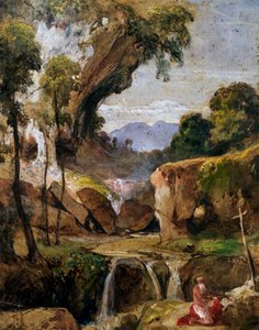 Paysage avec Saint Jérôme - Giacinto Gigante