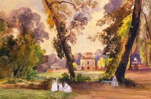 Le Pavillon de Chasse dans le parc de Caserta - Giacinto Gigante