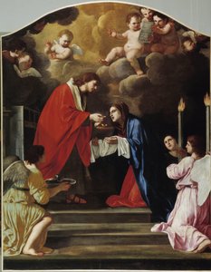 La Communion de la Vierge - Giacinto Gimignani or Gemignano