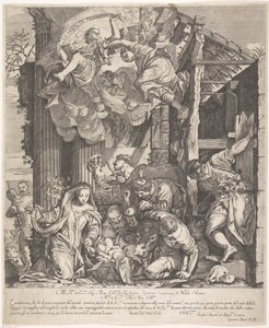 Adoration des bergers - Giacomo Barri