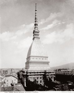 Vue de la Mole Antonelliana à Turin, c.1890 - Giacomo Brogi
