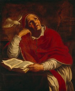 Saint Grégoire - Giacomo Cavedone