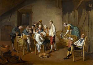 Le jeu de cartes, vers 1738-1750 - Giacomo Ceruti