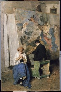 Vandalisme (pauvre vieux!) - Giacomo Favretto