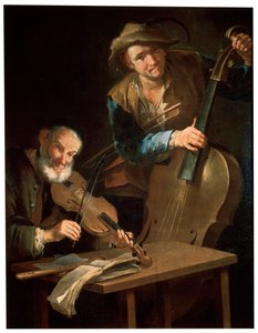 Les musiciens, fin XVIIe ou XVIIIe siècle - Giacomo Francesco Cipper