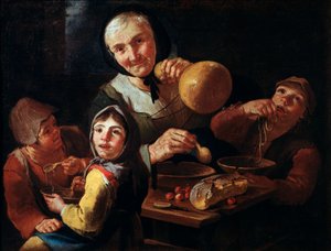 Le repas du paysan - Giacomo Francesco Cipper