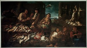 Le marché - Giacomo Francesco Cipper