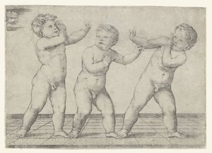 Trois garçons nus