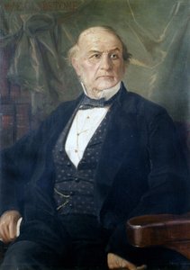 Portrait de William Ewart Gladstone. Homme politique britannique (1809 à 1898). Peinture de Mantegazza. Milano Museo del Risorgimento - Giacomo Mantegazza