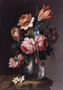 Roses, tulipes et pivoines
