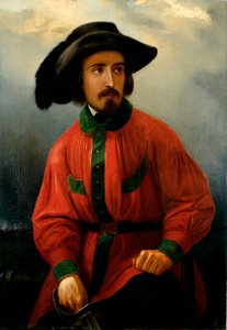 Portrait du patriote italien Antonio Solari Peinture de Giacomo Ulisse Borzino (19ème siècle) Gênes, Museo del Risorgimento