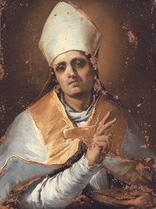 Saint Januarius (huile sur cuivre)