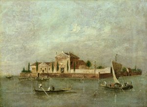 Isola della Beata Vergine del Rosario - Giacomo style of Guardi