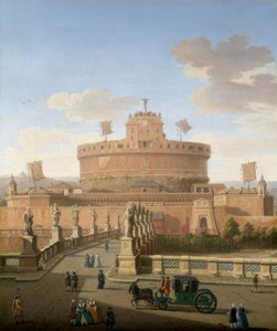 Rome, vue du château Saint-Ange