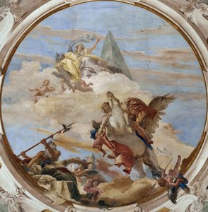 Bellérophon sur Pégase, vers 1746