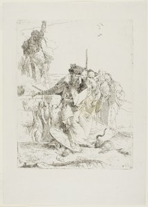 Six Personnes Regardant un Serpent, de Scherzi