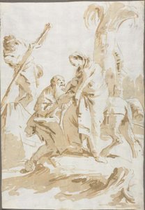 La Fuite en Égypte - Giambattista Tiepolo