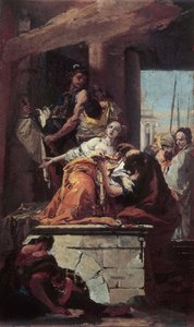 Le martyre de Sainte Agathe, vers 1734