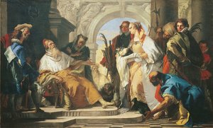 Les saints patrons de la famille Crotta - Giambattista Tiepolo