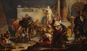 Le viol des Sabines, 1718-1719
