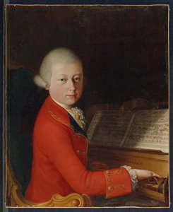 Portrait de Wolfgang Amadeus Mozart à l
