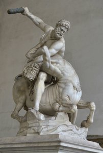 Hercule dans le combat contre le centaure Nessus - (after) Giambologna