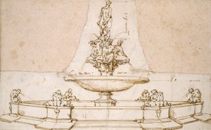 Conception pour une fontaine, fin du 16ème siècle - Giambologna