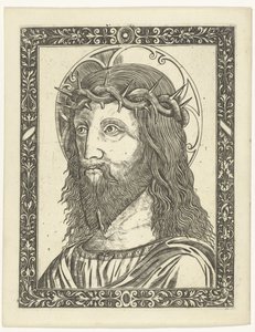 Tête du Christ avec couronne d