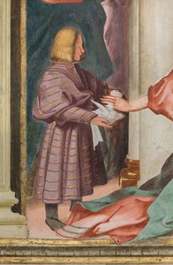 Nef centrale, Cinquième travée nord, Présentation au Temple, Gian Francesco Bembo - Gian Francesco Bembo