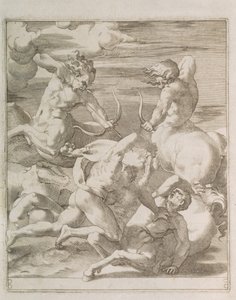 Bataille entre Hercule et les Centaures, 1527 - Gian Jacopo Caraglio