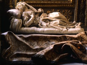 Italie, Rome, Église de San Francesco Ripa, Bienheureuse Ludovica Albertoni - Gian Lorenzo Bernini