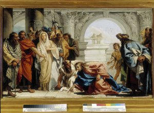 Christ et la femme adultère - Giovanni Domenico Tiepolo