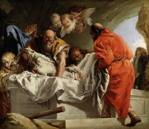 La Mise au tombeau - Giandomenico  Tiepolo