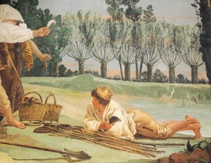 Paysans se reposant (détail) - Giandomenico (1727 1804) Tiepolo