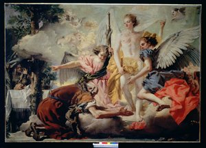 Abraham et les trois anges - Giovanni Domenico Tiepolo