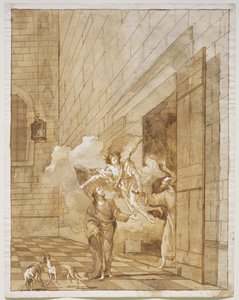 La Libération de Saint Pierre et Saint Jean de la prison, c.1770 - Giovanni Domenico Tiepolo