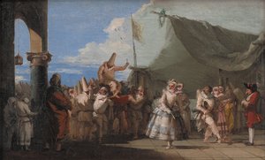 Le Triomphe de Pulcinella, 1760-1770 - Giovanni Domenico Tiepolo