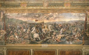 La bataille du pont Milvius, 1517-1524 - Gianfrancesco Penni