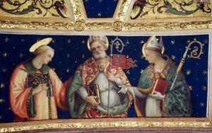 Saint Jacques Mineur, Saint Philippe et Saint Thomas (détail) - Giannicola di Paolo