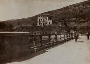 Album "Images de Guerre II" : Soldats italiens dans le Val Chiusone à Podsenica, 09/1917 (photo n/b) - Gigliucci Gigliucci