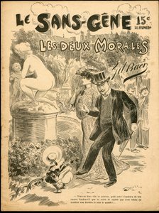 Le Sans Gene - Illustration de Gil Baer (1859-1931) : Art, Sculpture Statue, Enfance, Jardin Public, Nudité - Gil (1859 1931) Baer