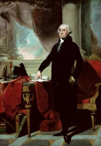 George Washington (lithographie en couleur)