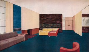 Design pour un salon - Gilbert Rohde