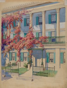 Balcon de jardin en fonte - Gilbert Sackerman