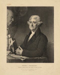 Thomas Jefferson, troisième président des États-Unis - Gilbert Stuart